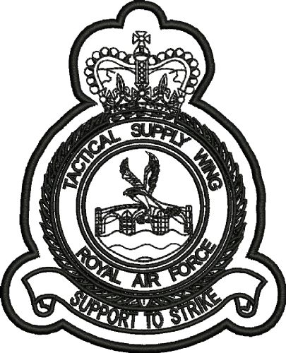 Tactical Supply Wing Embroidered Badge (COLOUR)